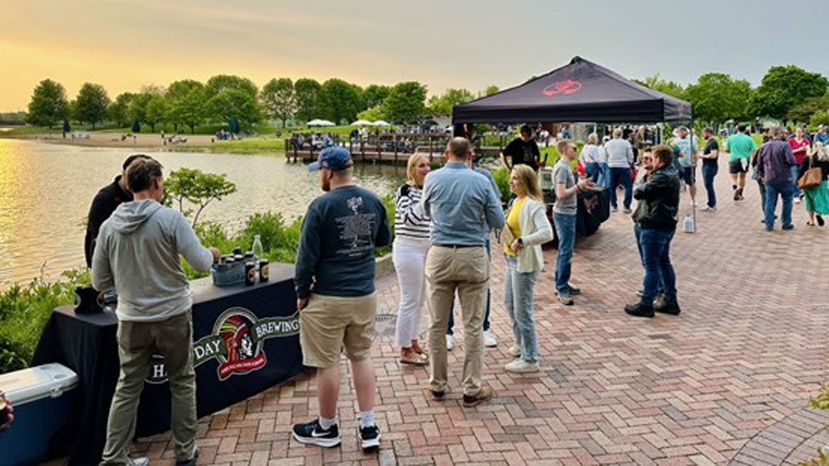 Brews and Views at the Beer Garden at Independence Grove